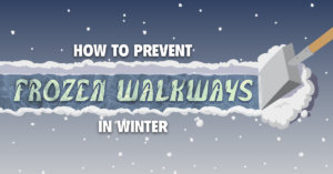 how to prevent frozen sidewalks