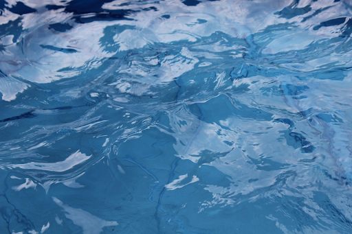 Close up of water in a pool