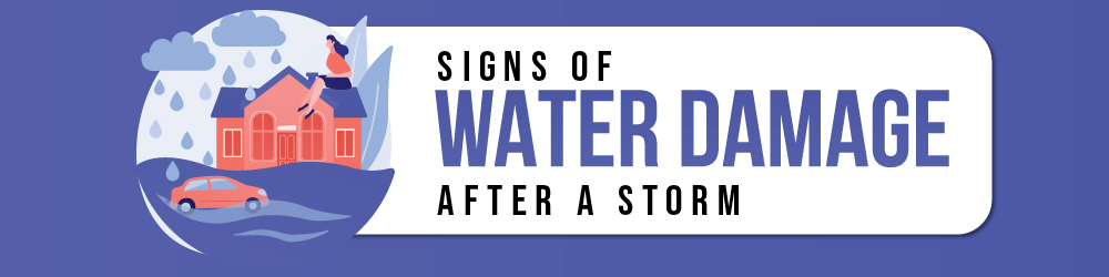 signs of water damage after a storm